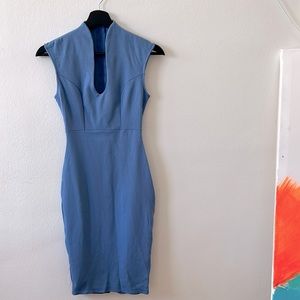 Sky Blue Pencil Dress